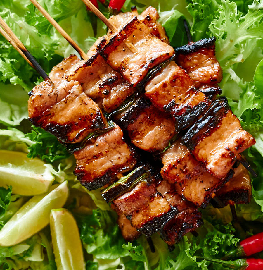 Unlock Big Asian Flavors: Grilled Pork Belly Skewers Guide